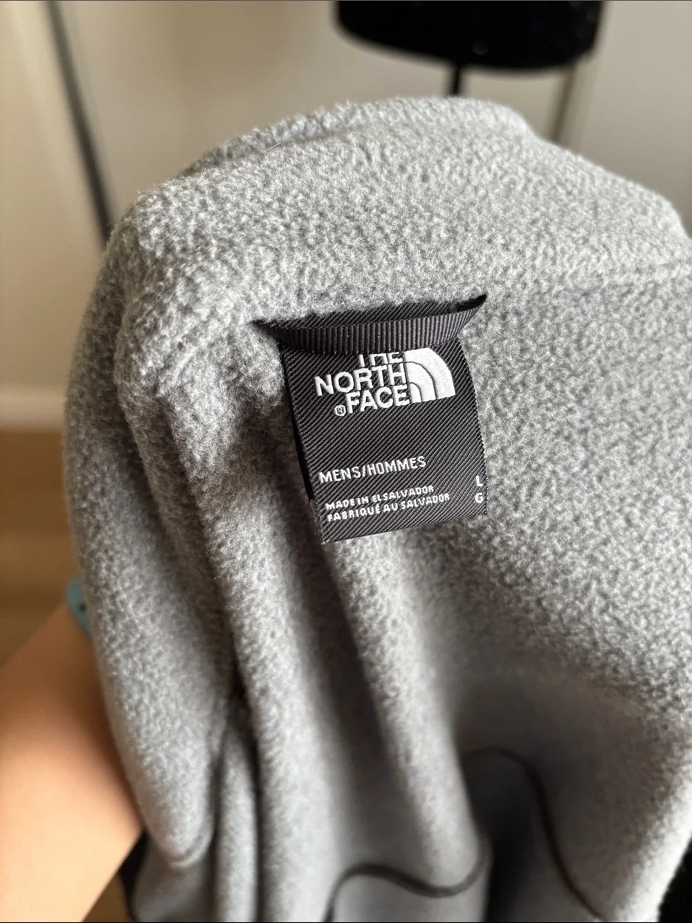 The North Face light gray